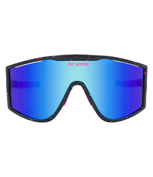 PIT VIPER THE TRY-HARD SUNGLASSES THE MIDNIGHT w/ BLUE