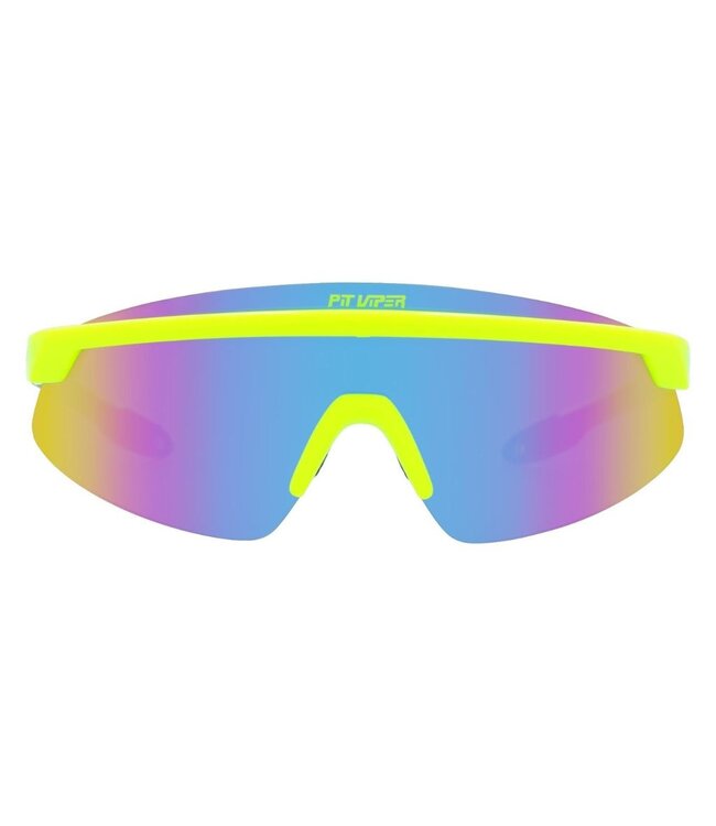 PIT VIPER THE SKYSURFER SUNGLASSES THE SLUDGE w/ POLAR BLUE/PURPLE