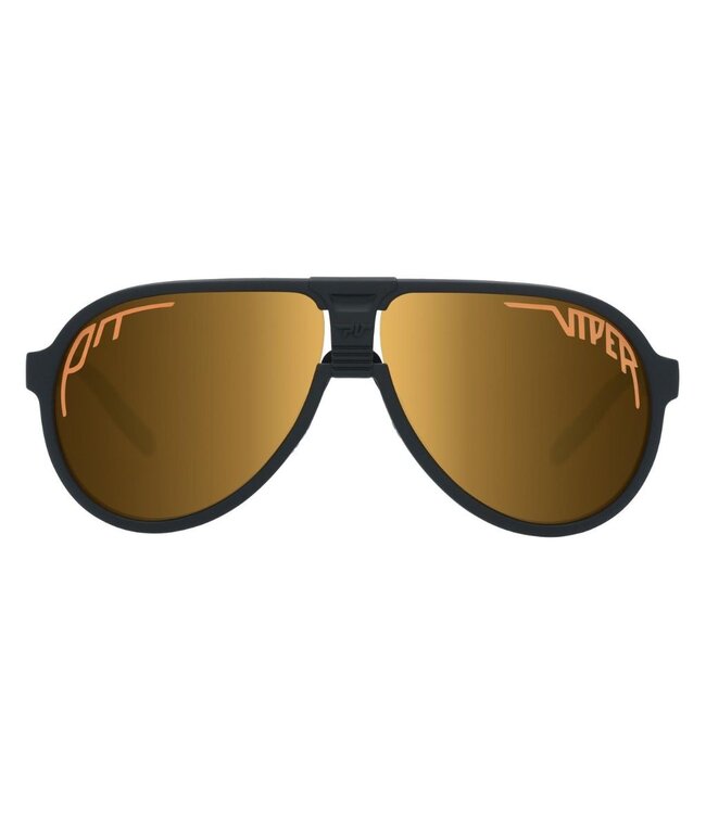 PIT VIPER THE JETHAWK SUNGLASSES THE EXEC w/ POLARIZED GOLD