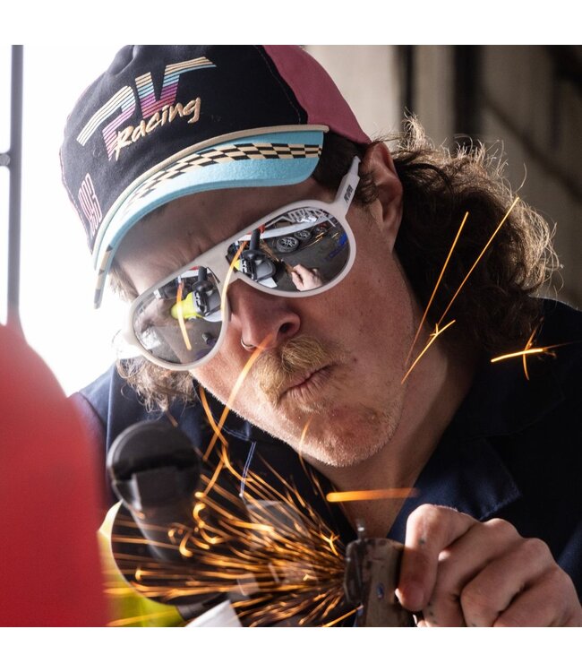 PIT VIPER THE JETHAWK SUNGLASSES THE MIAMI NIGHTS w/ POLARIZED SILVER