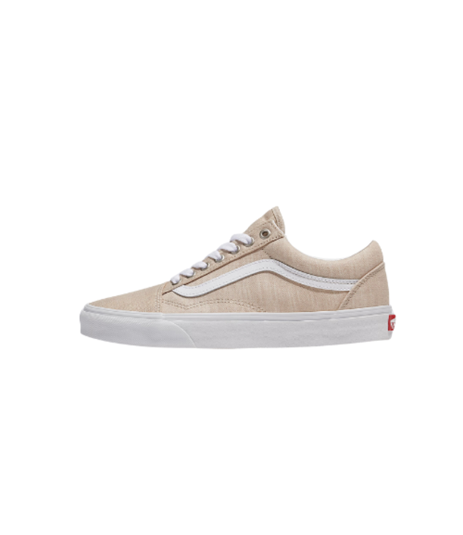 VANS WOMENS OLD SCHOOL SHOES SUMMER LINEN RAINY DAY