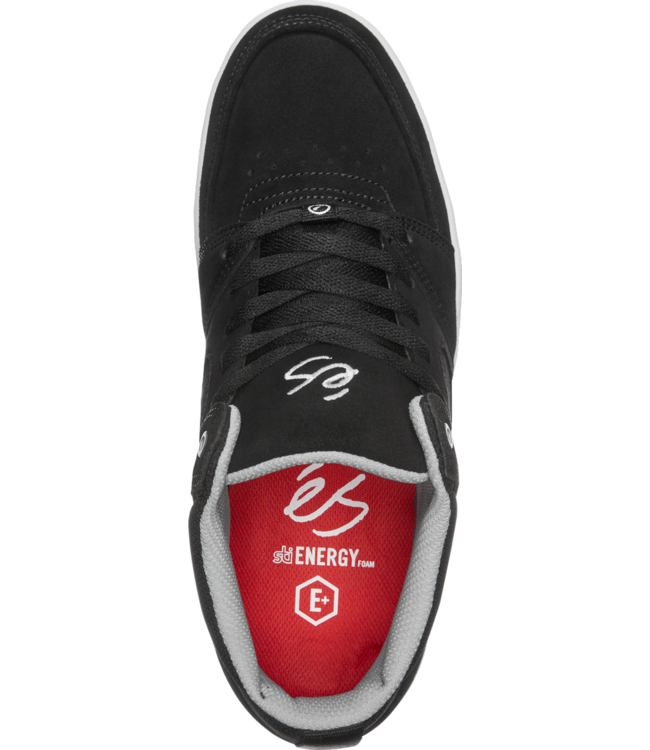 ES MENS SHOES ACCEL SLIM MID SHOES BLACK/WHITE/SILVER