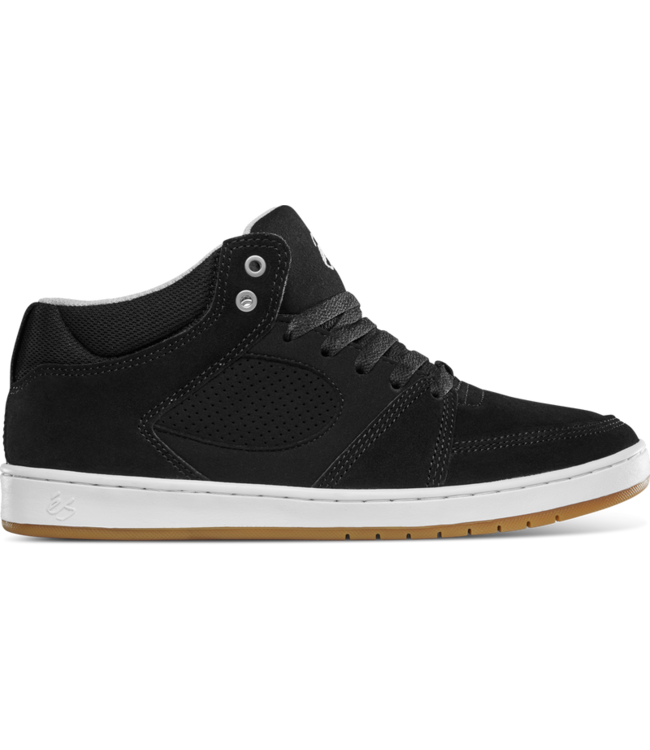 ES MENS SHOES ACCEL SLIM MID SHOES BLACK/WHITE/SILVER