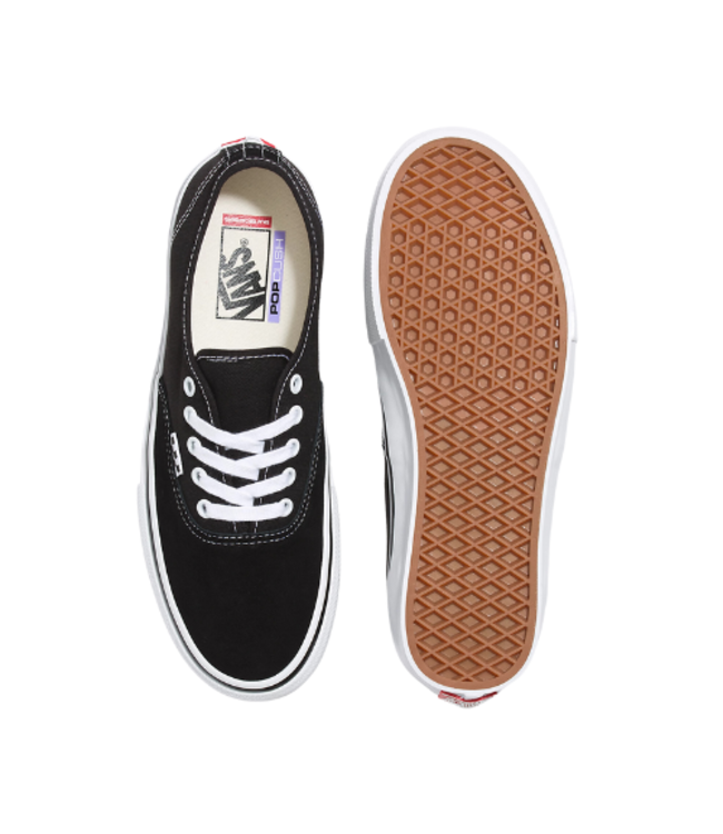 VANS SKATE AUTHENTIC SHOES BLACK/WHITE