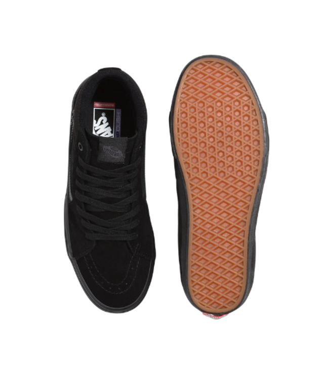 VANS MENS SKATE SK8-HI SHOE BLACK/BLACK