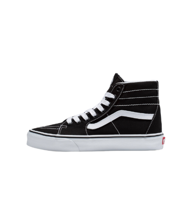 VANS WOMENS SK8-HI TAPERED SHOE CANVAS BLACK/TRUE WHITE