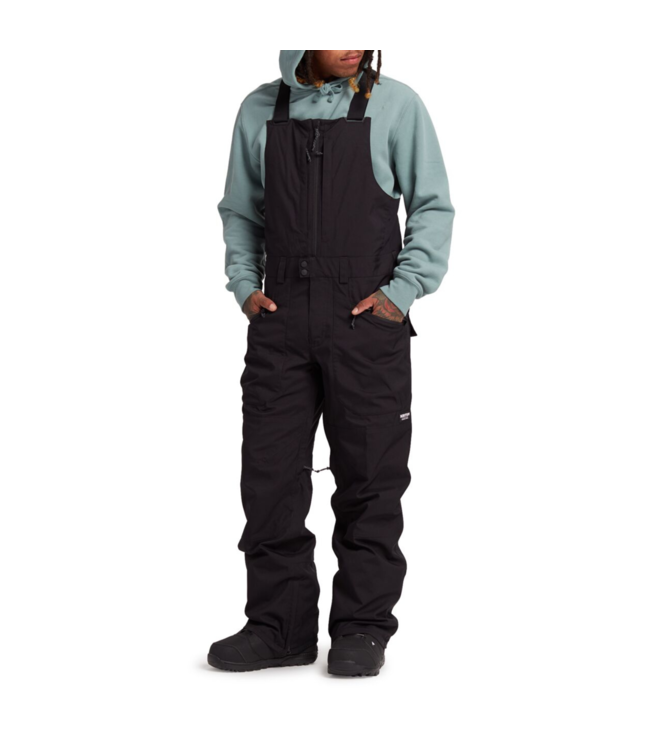 BURTON RESERVE BIB PANTS TALL TRUE BLACK 2025