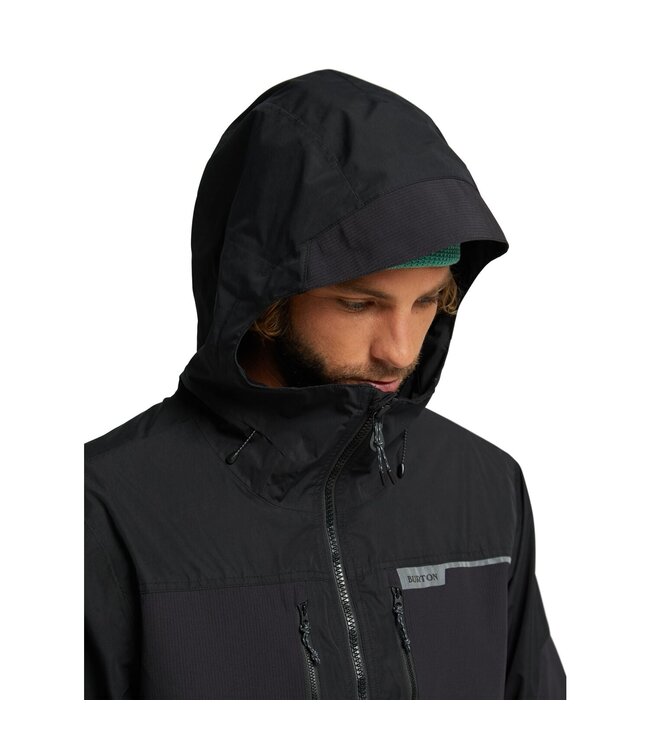 BURTON FROSTNER JACKET TRUE BLACK 2025