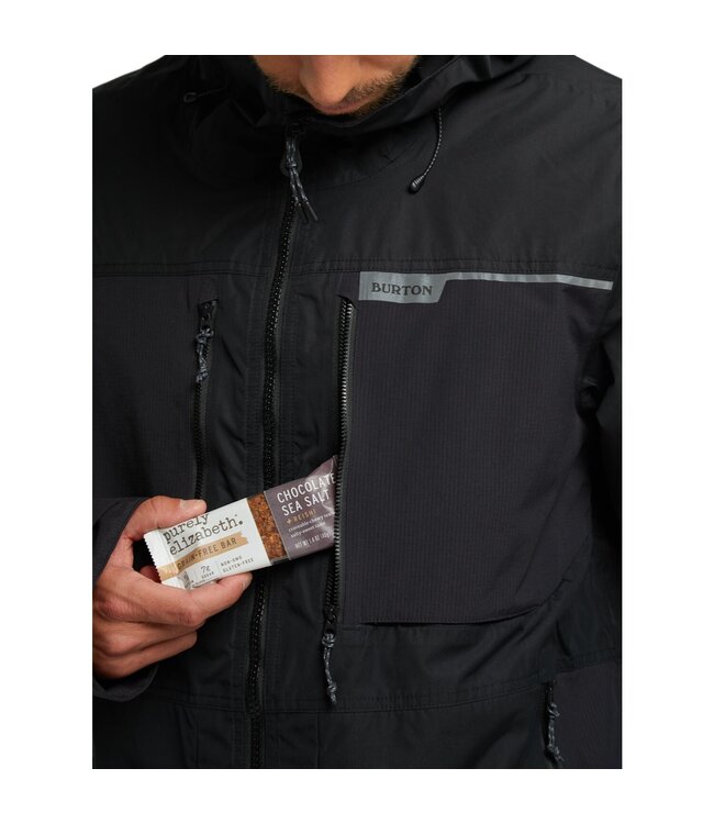 BURTON FROSTNER JACKET TRUE BLACK 2025