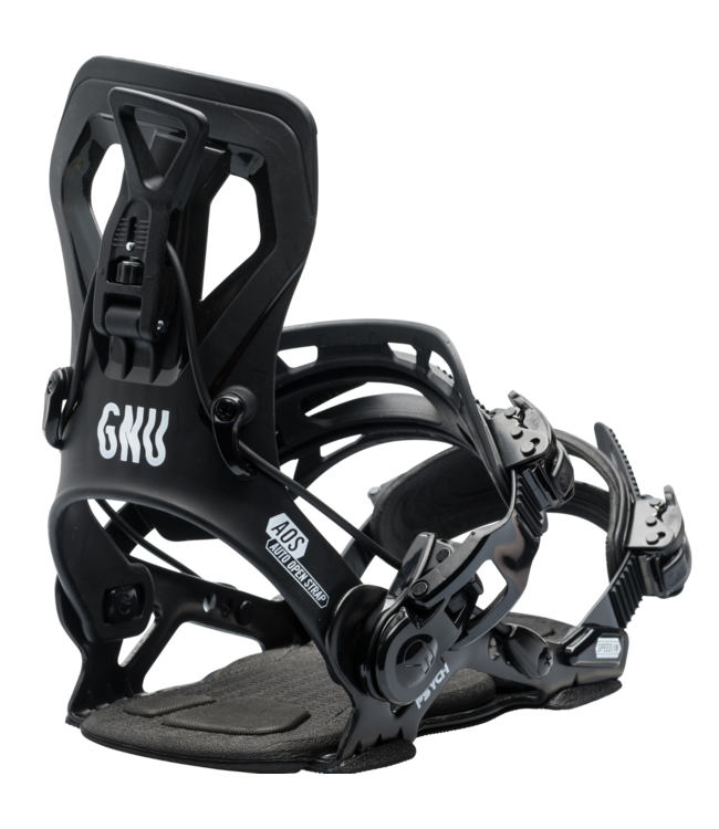 GNU PSYCH SNOWBOARD BINDINGS BLACK 2025