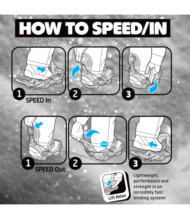 GNU PSYCH SNOWBOARD BINDINGS BLACK 2025