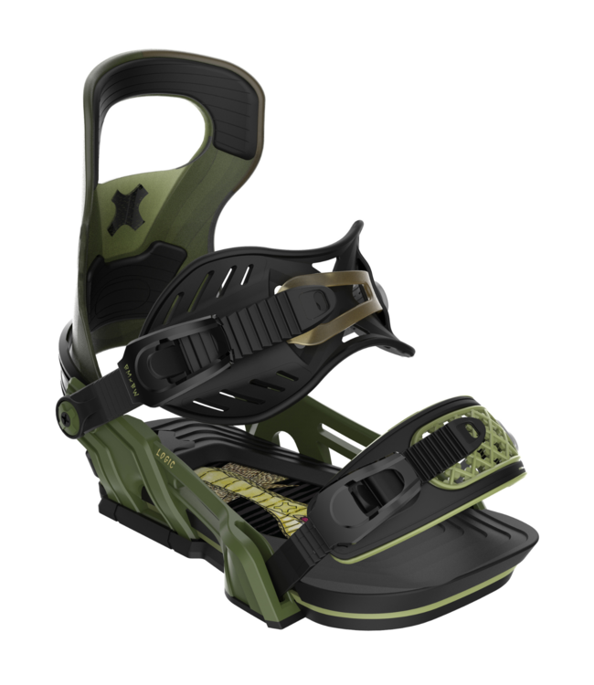 BENT METAL LOGIC SNOWBOARD BINDINGS GREEN 2025