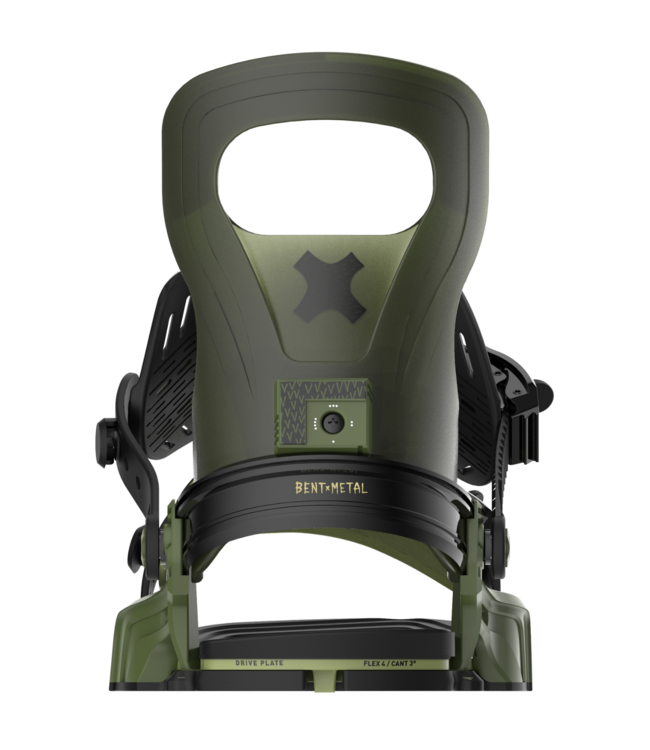 BENT METAL LOGIC SNOWBOARD BINDINGS GREEN 2025