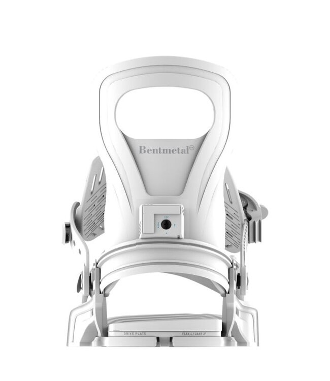 BENT METAL LOGIC SNOWBOARD BINDINGS WHITE 2025