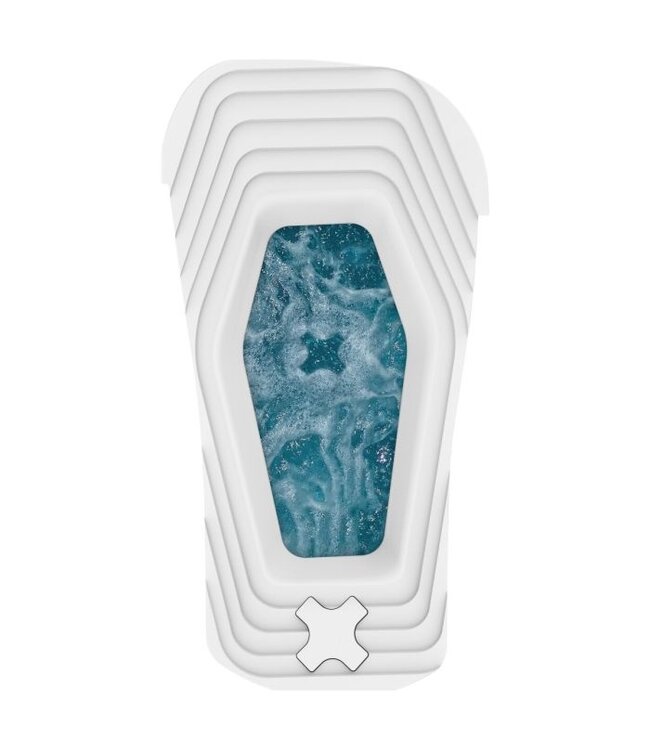 BENT METAL LOGIC SNOWBOARD BINDINGS WHITE 2025