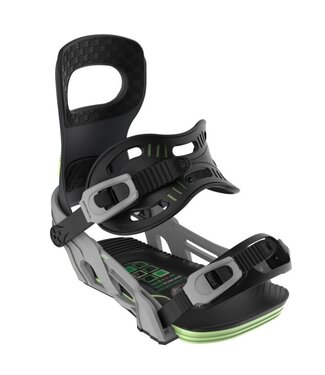 BENT METAL BENT METAL JOINT SNOWBOARD BINDINGS GREY/GREEN 2025