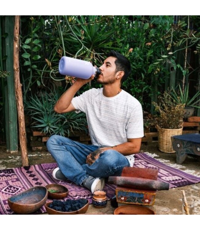 HYDRO FLASK 64OZ WIDE MOUTH 2.0 FLEX CAP BLACK