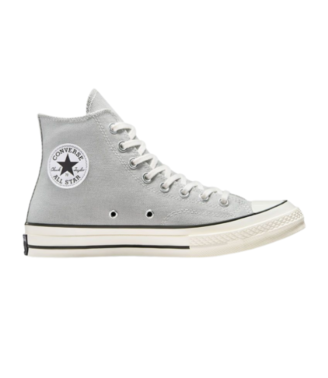 CONVERSE WOMENS CHUCK 70 HI SHOE GREY AREA EGRET BLACK ONE Boardshop