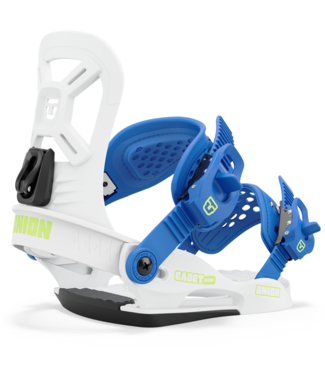 UNION BINDING COMPANY UNION YOUTH CADET MINI SNOWBOARD BINDINGS WHITE 2025