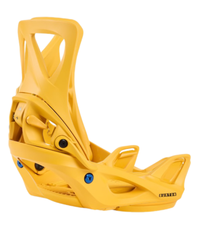 BURTON WOMENS STEP ON RE:FLEX SNOWBOARD BINDINGS GOLDENROD 2025