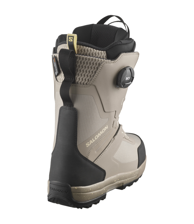 SALOMON WOMENS VISTA DUAL BOA SNOWBOARD BOOTS VINTAGE KHAKI/BLACK/YELLOW 2025