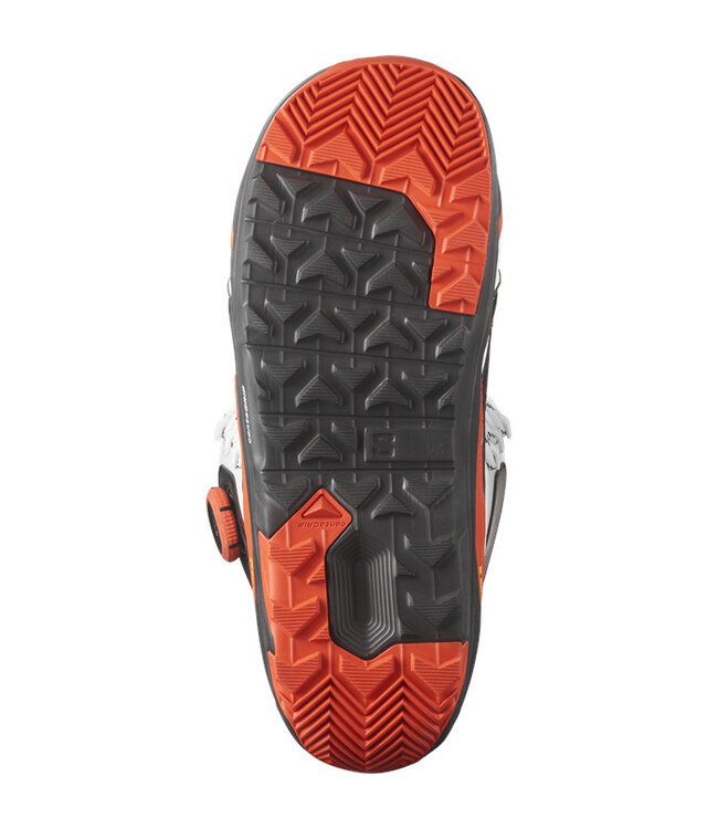 SALOMON X APPROACH LACE SJ BOA SNOWBOARD BOOTS WHITE/CHERRY TOMATO/BLACK 2025