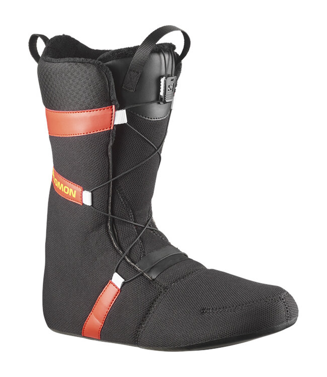 SALOMON X APPROACH LACE SJ BOA SNOWBOARD BOOTS WHITE/CHERRY TOMATO/BLACK 2025