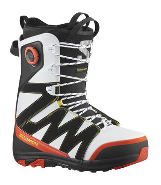 SALOMON SALOMON X APPROACH LACE SJ BOA SNOWBOARD BOOTS WHITE/CHERRY TOMATO/BLACK 2025