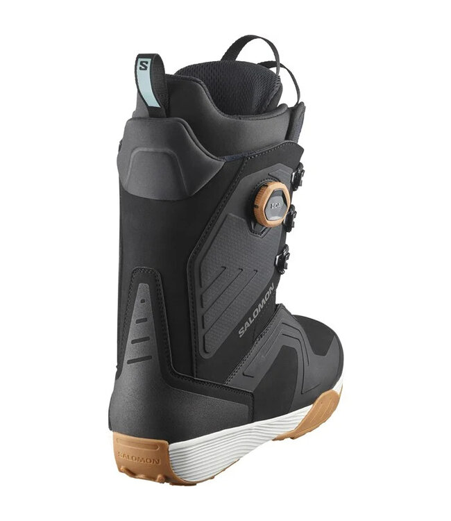 SALOMON DIALOGUE LACE SJ BOA SNOWBOARD BOOTS BLACK/BLACK/WHITE 2025