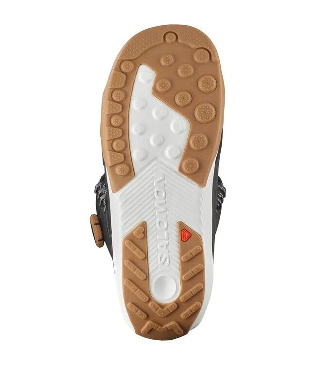 SALOMON DIALOGUE LACE SJ BOA SNOWBOARD BOOTS BLACK/BLACK/WHITE 2025