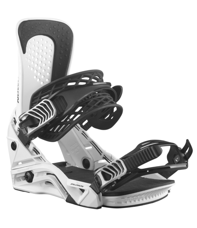 SALOMON HOLOGRAM SNOWBOARD BINDINGS WHITE 2025