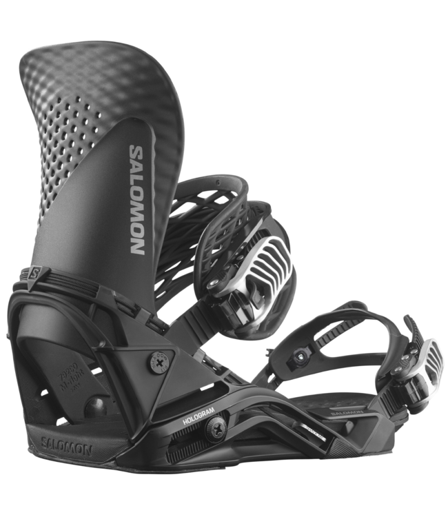 SALOMON HOLOGRAM SNOWBOARD BINDINGS BLACK 2025
