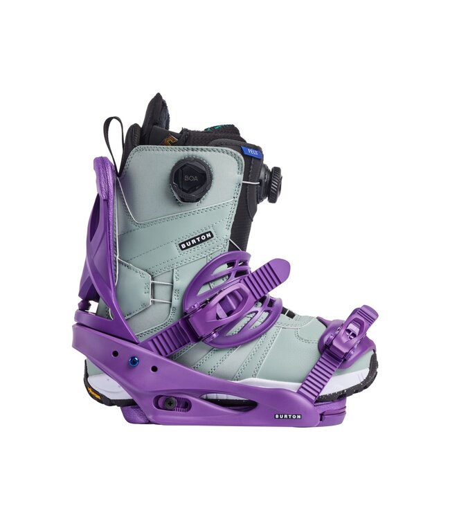 BURTON WOMENS SCRIBE RE:FLEX SNOWBOARD BINDINGS IMPERIAL PURPLE 2025