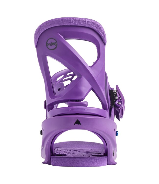 BURTON WOMENS SCRIBE RE:FLEX SNOWBOARD BINDINGS IMPERIAL PURPLE 2025