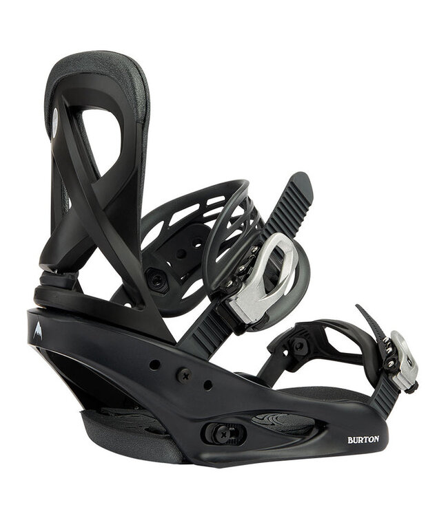 BURTON WOMENS SCRIBE RE:FLEX SNOWBOARD BINDINGS BLACK 2026