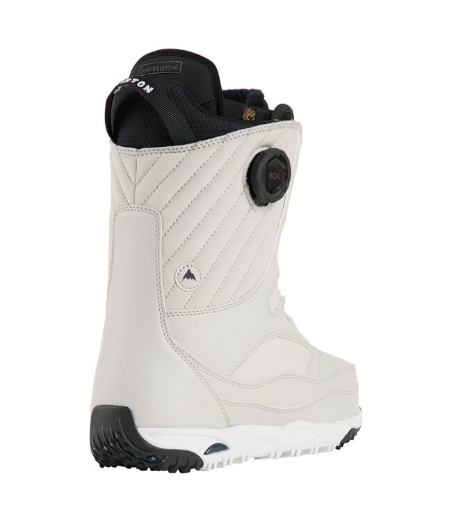BURTON WOMENS LIMELIGHT BOA SNOWBOARD BOOTS GRAY CLOUD 2025