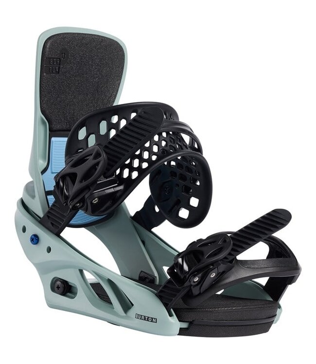 BURTON WOMENS LEXA X RE:FLEX SNOWBOARD BINDINGS PETROL GREEN 2025