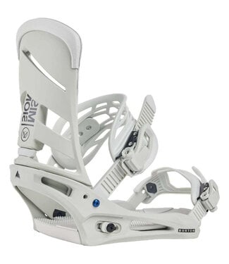 BURTON BURTON MISSION RE:FLEX SNOWBOARD BINDINGS GRAY CLOUD 2025