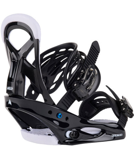 BURTON KIDS SMALLS RE:FLEX SNOWBOARD BINDINGS BLACK 2026 - ONE