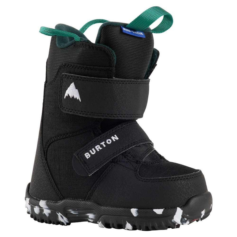 【新品】BURTON Mini Grom BLACK Kids S BURTON KIDS MINI GROM SNOWBOARD BOOTS BLACK 2025 - ONE Boardshop