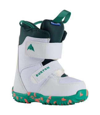 BURTON BURTON KIDS MINI GROM SNOWBOARD BOOTS WHITE 2025