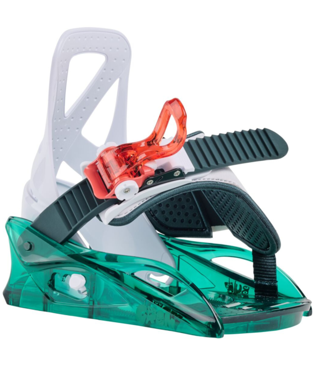 BURTON KIDS MINI GROM SNOWBOARD BINDINGS GREEN/MULTI 2026