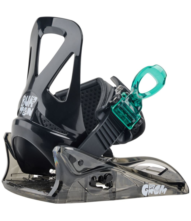 BURTON KIDS MINI GROM SNOWBOARD BINDINGS BLACK 2026