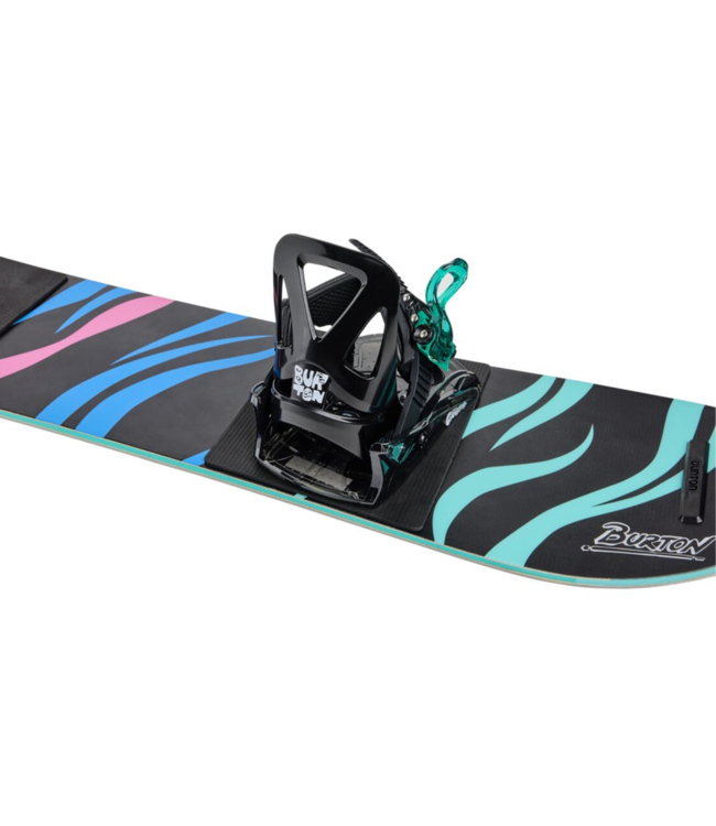 BURTON KIDS MINI GROM SNOWBOARD BINDINGS BLACK 2026