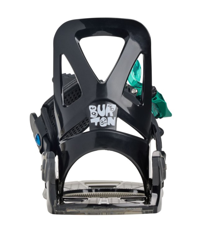 BURTON KIDS MINI GROM SNOWBOARD BINDINGS BLACK 2026