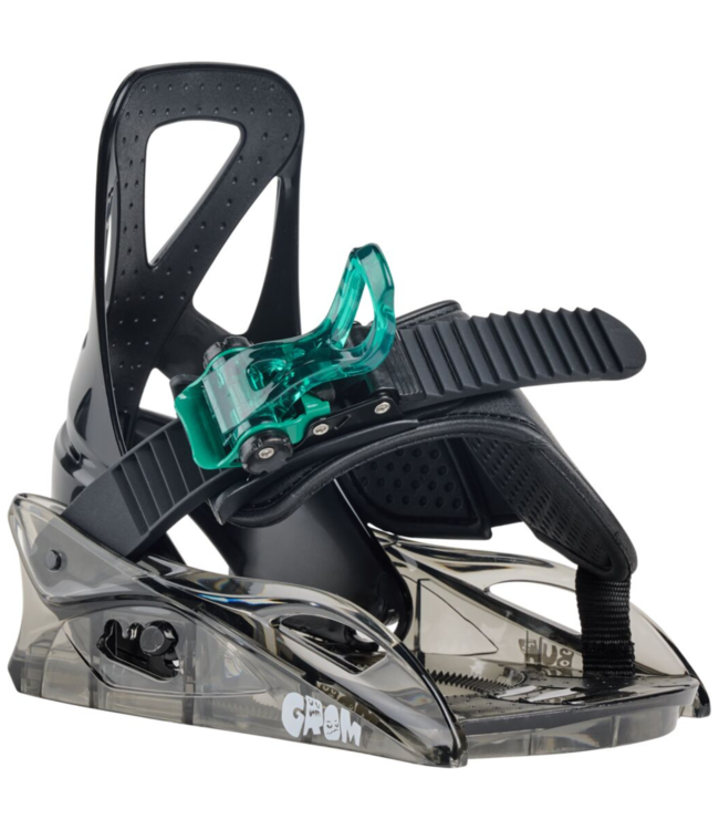 BURTON KIDS MINI GROM SNOWBOARD BINDINGS BLACK 2026