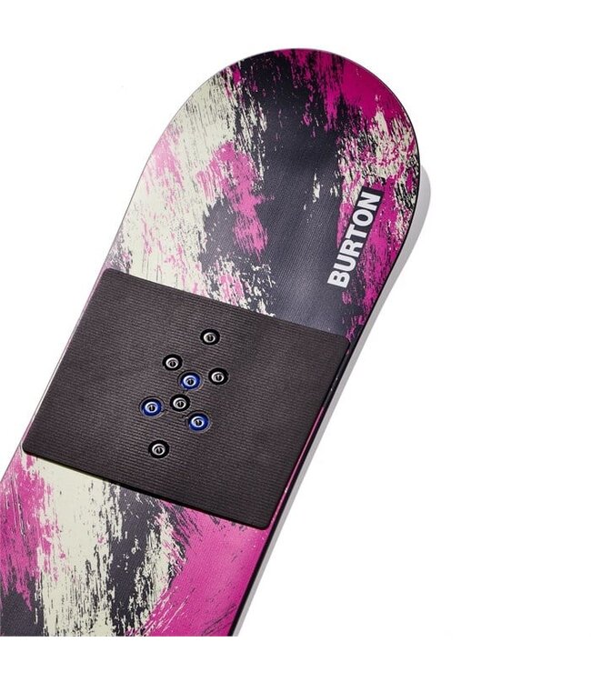 BURTON KIDS GROM FLAT TOP SNOWBOARD PURPLE/TEAL 2026