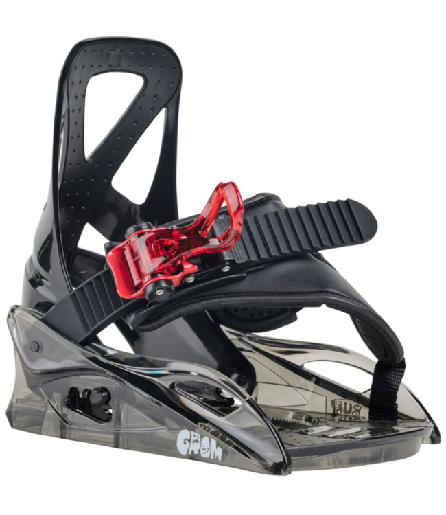 BURTON KIDS GROM DISC SNOWBOARD BINDINGS BLACK 2026