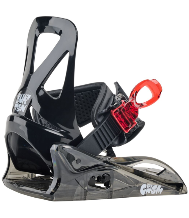 BURTON KIDS GROM DISC SNOWBOARD BINDINGS BLACK 2026