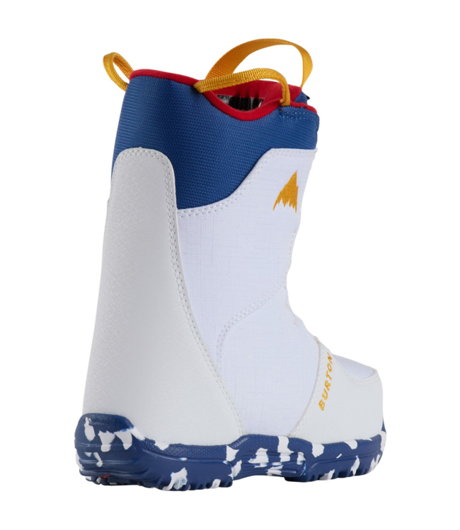 BURTON KIDS GROM BOA SNOWBOARD BOOTS WHITE 2026